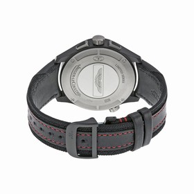 Jaeger LeCoultre Amvox Worldtime Automatic Chronograph Black Dial Black Leather Men's Watch Q193A470