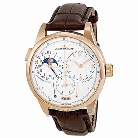Jaeger LeCoultre Duometre a Quantieme Lunaire Silver Dial Mechanical Men's Watch Q6042521