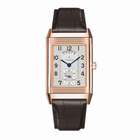 Jaeger LeCoultre Grande Reverso Duo Date Manual Wind Rose Gold Men's Watch Q3742421
