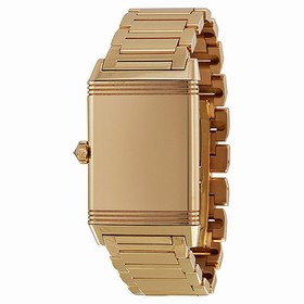 Jaeger LeCoultre Grande Reverso Silver Dial 18kt Rose Gold Ladies Watch Q3202121