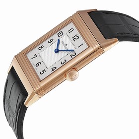 Jaeger LeCoultre Grande Reverso Ultra Thin Silver Dial Leather Watch Q2782520