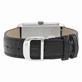 Jaeger LeCoultre Grande Reverso Ultra Thin White Dial Black Leather Ladies Watch Q3208422