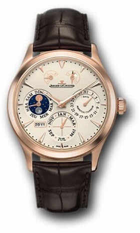 Jaeger LeCoultre Master Control Beige Dial 18K Pink Gold Automatic Men's Watch Q1612520