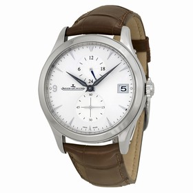 Jaeger LeCoultre Master Dual Time Silver Dial Automatic Men's Watch Q1628430