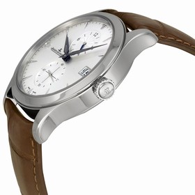 Jaeger LeCoultre Master Dual Time Silver Dial Automatic Men's Watch Q1628430