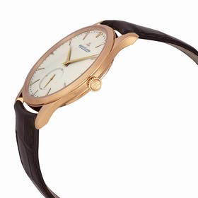 Jaeger LeCoultre Master Grande Ultra Thin Beige Dial Dark Brown Leather Men's Watch Q1352420