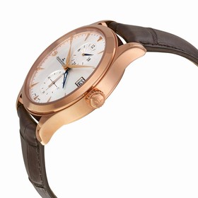 Jaeger LeCoultre Master Hometime Silvered Dial Men's Watch Q1622530