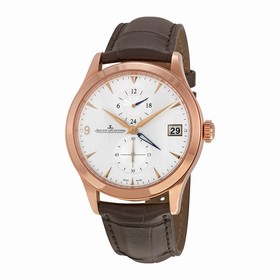 Jaeger LeCoultre Master Hometime Silvered Dial Men's Watch Q1622530
