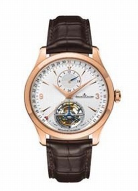 Jaeger LeCoultre Master Tourbillon White Mother of Pearl Dial Men's Watch Q3412404