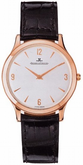 Jaeger LeCoultre Master Ultra Thin Manual Wind Rose Gold Men's Watch Q1452504