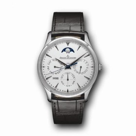 Jaeger LeCoultre Master Ultra Thin Perpetual Calendar White Gold Men's Watch Q1303520