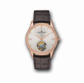 Jaeger LeCoultre Master Ultra Thin Tourbillon Silver Dial Automatic Men's Watch Q1322401
