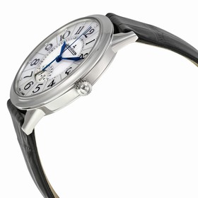 Jaeger LeCoultre Rendez-Vous Date Mother of Pearl Dial Black Leather Men's Watch Q3548490