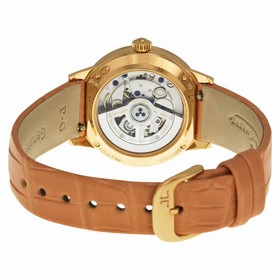 Jaeger Lecoultre Rendez-vous Night & Day Mother of Pearl Dial Gold Leather Ladies Watch Q3462590