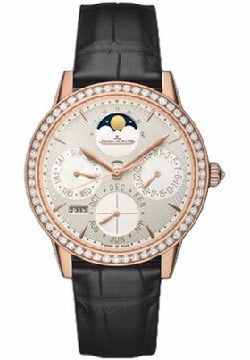 Jaeger LeCoultre Rendez-Vous Perpetual Calendar Silver Dial Ladies Watch Q3492420