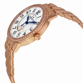 Jaeger LeCoultre Rendez-Vous Silver Dial 18kt Rose Gold Ladies Watch Q3442120