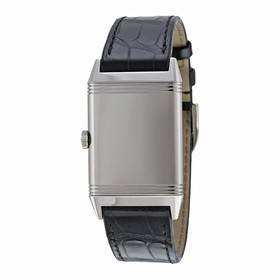 Jaeger LeCoultre Reverso 1931 Silver Dial Black Leather Men's Watch Q2783520