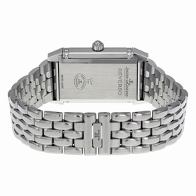 Jaeger LeCoultre Reverso Duetto Silver Dial Stainless Steel Ladies Watch Q2568102