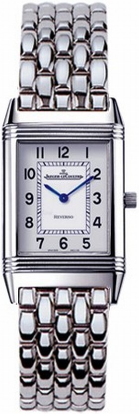 Jaeger LeCoultre Reverso White Dial Stainless Steel Ladies Watch Q2608110