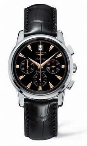 Longines Conquest Heritage Chronograph Black Dial (L1.641.4.52.4)