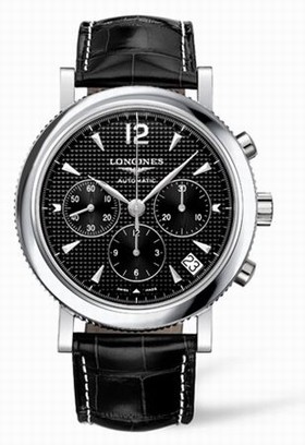 Longines Clous de Paris Chronograph Black (L2.704.4.56.3)