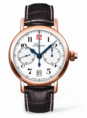 Longines Mono Pusher Chronograph 180th Anniversary Watch Gold (L2.775.8.23.3)