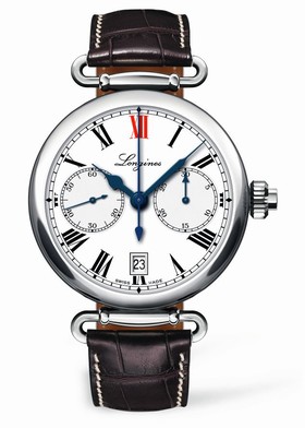 Longines Mono Pusher Chronograph 180th Anniversary Watch Roman (L2.776.4.21.3)