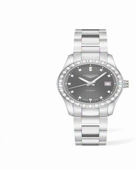 Longines Conquest Classic Automatic 30 Two Tone Black Diamond (L2.285.5.57.7)