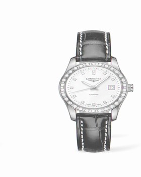 Longines Conquest Classic Automatic 30 Pink Gold Diamond MOP (L2.285.9.87.3)