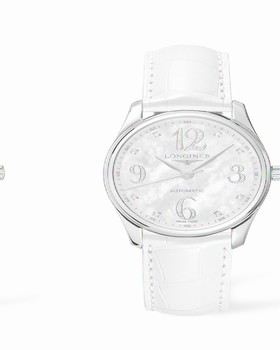 Longines Master Collection Date 36 Stainless Steel MOP (L2.518.4.88.2)