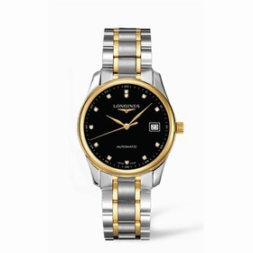Longines Master Collection Date 36 Two Tone Black DIamond (L2.518.5.57.7)