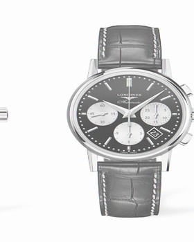 Longines Column-Wheel Chronograph Inverted Panda (L2.733.4.92.0)