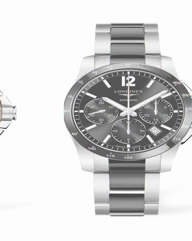Longines Conquest Chronograph Automatic 41mm Ceramic (L2.744.4.56.7)