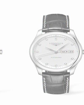 Longines Master Collection Day Date Silver Diamond (L2.755.4.77.3)