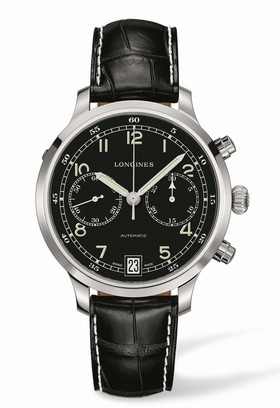 Longines Military 1938 Chronograph Croc (L2.790.4.53.3)