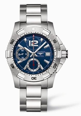 Longines Hydroconquest Chronograph Tachymeter Blue (L3.651.4.96.6)
