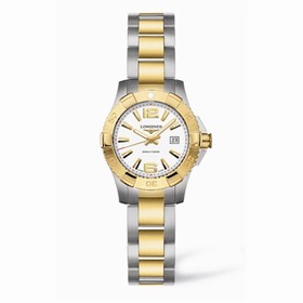 Longines Hydroconquest Quartz 25 Two Tone White (L3.147.3.16.7)