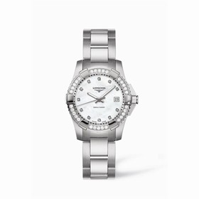 Longines Hydroconquest Quartz 29.5 Diamond MOP (L3.247.0.87.6)