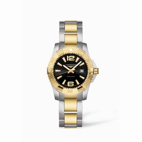 Longines Hydroconquest Quartz 29.5 Two Tone Black (L3.247.3.56.7)
