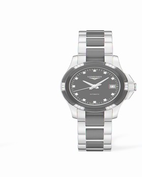 Longines Conquest Automatic 29.5 Ceramic Diamond (L3.299.0.57.7)