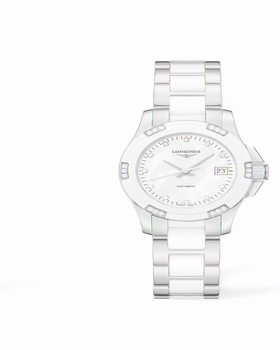 Longines Conquest Automatic 29.5 Ceramic Diamond (L3.299.0.87.7)