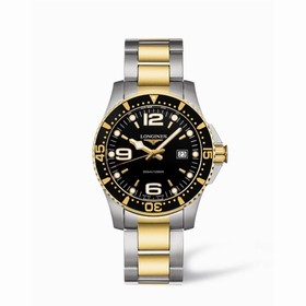 Longines Hydroconquest Quartz 39 Two Tone Black (L3.640.3.56.7)