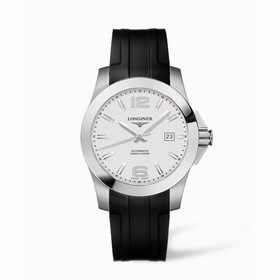 Longines Conquest Automatic 41mm Silver Rubber (L3.658.4.76.2)