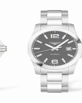 Longines Conquest Quartz 41mm Black (L3.659.4.58.6)