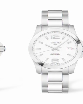 Longines Conquest 39 Automatic White (L3.676.4.16.6)