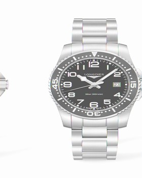 Longines Hydroconquest Quartz 39 Black / Red (L3.688.4.59.6)