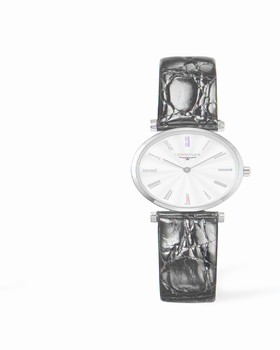 Longines La Grande Classique Quartz 24 Roman Leather Guilloche (L4.209.4.71.2)