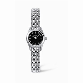 Longines Flagship 20 Quartz Stainless Steel Black (L4.215.4.52.6)