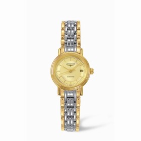 Longines Presence 25.5 Automatic Yellow Stick Yellow Bracelet Two Tone (L4.221.2.42.7)
