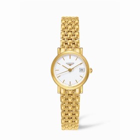 Longines Presence 23.5 Quartz Gold Matte Bracelet (L4.277.6.12.6)